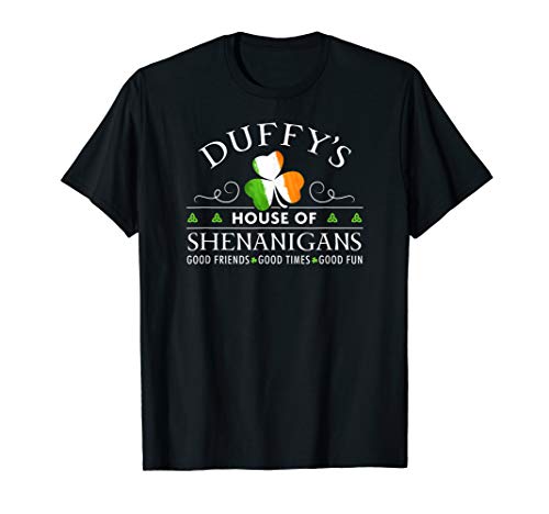 Duffy House of Shenanigans Irish Family Name T-Shirt