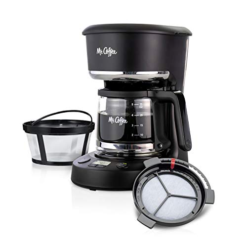 Mr. Coffee 5-Cup Programmable Coffee Maker Spaces Compact and easy to use,