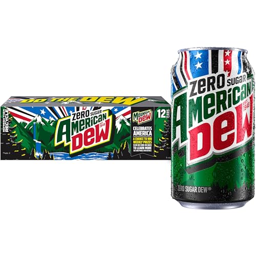 Mountain Dew Zero Sugar Soda, 12oz Cans (12 Pack)