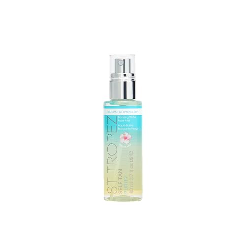 St.Tropez Self Tan Purity Bronzing Water Face Mist, Natural Sunkissed Glow with Hyaluronic Acid & Antioxidants, Vegan, Natural & Cruelty-Free Face Care, 2.7 Fl Oz