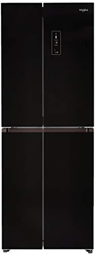 Whirlpool 406 L Inverter Frost-Free Multi-Door Refrigerator (WS QUATRO 460 CRYSTAL BLACK), Free 1 Year Extended warranty
