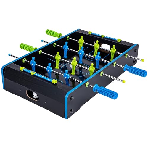 20"x12.25" NEON Wooden Tabletop Foosball Game