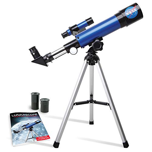 NASA Lunar Telescope for Kids – Capable of 90x Magnification, Includes Two Eyepieces...
