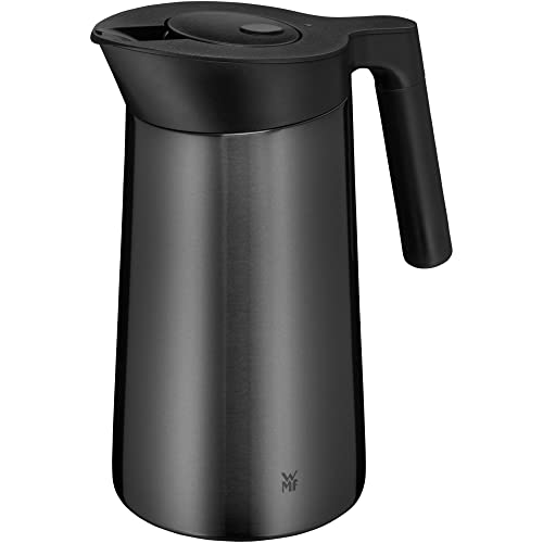 (-38%) WMF Kineo doppelwandige Isolierkanne 1liter, Thermoskanne Edelstahl mit Klick-Verschluss, Kaffeekanne hält Getränke 12h warm & 24h kalt, matt/graphit