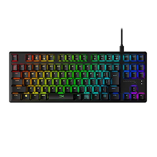 おすすめゲーミングキーボード人気投票　7位　HyperX メカニカルゲーミングキーボード HX-KB7RDX-JPの画像