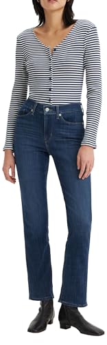 Levi's Women's Classic Straight Jeans, Lapis Dark Horse, 30 (US 10) R