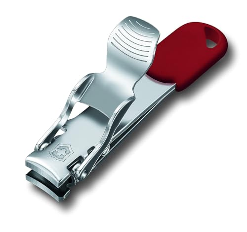 Victorinox Unisex Nail Clipper SS Red Lanyard Hole Blister, Standard