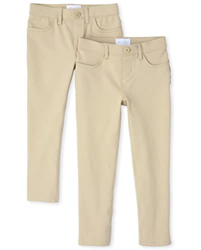 The Children's Place Girl's Ponte Knit Pull On Jeggings, Sandy, 8