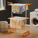 Happer Premium Clothes Stand for Drying with Wheels Portable