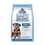 Blue Buffalo Baby Blue Natural Dry Food for Puppies, Healthy Growth Formula with DHA, Savory Chicken Recipe, 4-lb Bag