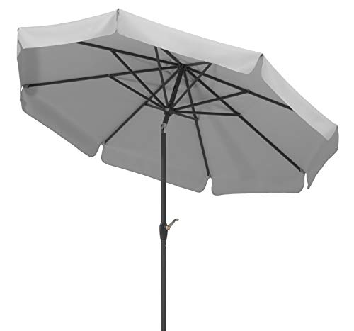 (-37%) Schneider Sonnenschirm Orlando, silbergrau, 270 cm rund, 783-14, Gestell Alu/Stahl, Bespannung Polyester, 5.7 kg