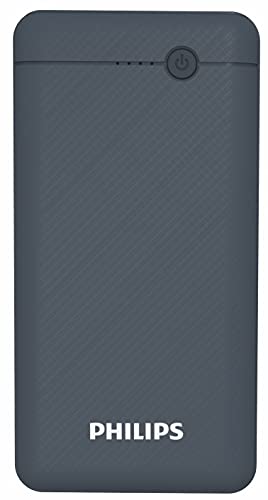 PHILIPS 10000mAh Lithium Polymer Power Bank DLP1710CV with 10 Watt Fast Charging, (Blue) Power Banks