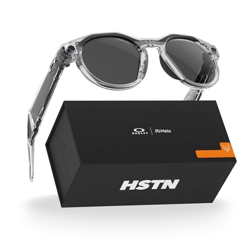 Oakley | Meta HSTN - with Meta AI, Audio, Photo, Video Compatibility - Clear, Clear to Grey Transitions®