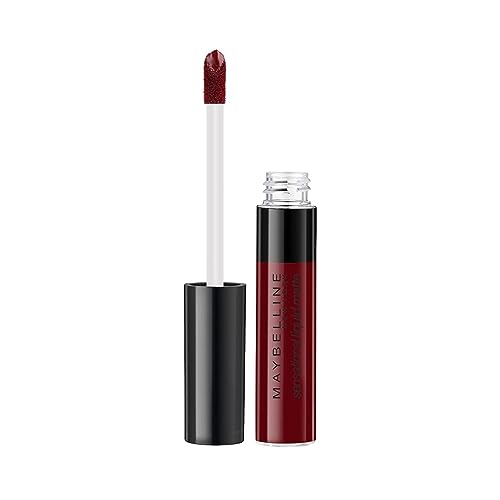 Maybelline New York Lipstick, Matte Finish, Non-Sticky and Non-Drying, Sensational Liquid Matte, 02 Soft Wine, 7ml