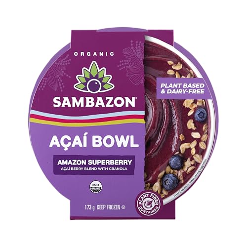 Sambazon Organic Amazon Superberry Açaí Bowl , 6.1 Ounce (Frozen)