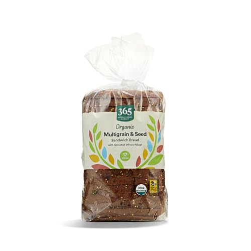 365 By Whole Foods Market, Bread Sprouted Multigrain Seed Organic, 22 Ounce