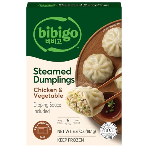 [Amazon] 비비고 치킨 만두 (Bibigo Chicken & Vegetable Steamed Dumplings, 6.6oz)