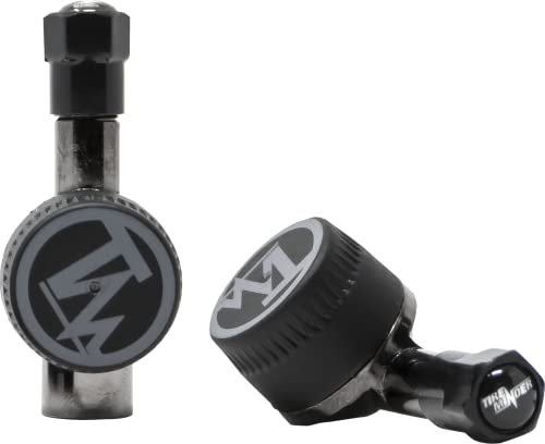 TireMinder Flow Through Transmitters TPMS,Black,Pack of 2