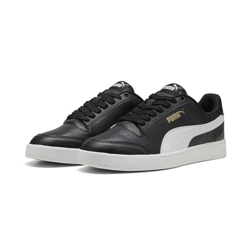 (-39%) PUMA Unisex Shuffle Turnschuhe, Puma Black Puma White Puma Team Gold, 42 EU