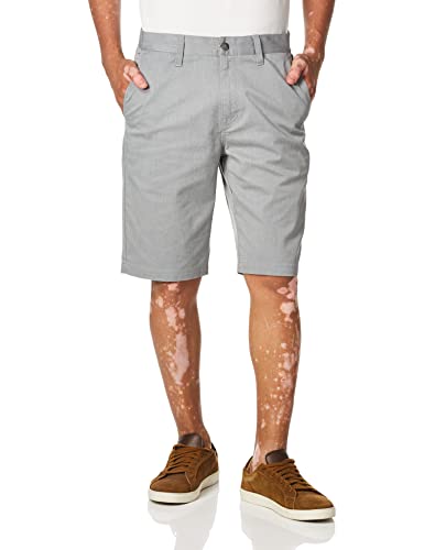 Volcom mens Vmonty Stretch Chino Shorts, Heather Grey, 28 US