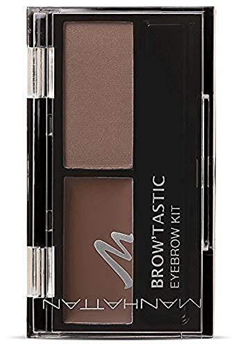 (-20%) Manhattan Brow'Tastic Eyebrow Kit – Augenbrauen Wachs & Augenbrauenpuder im Eyebrow Set zum Fixieren & Färben – Farbe Blondy Brow 001 – 1 x 3g