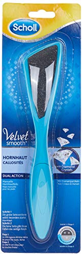 🔥 SELTEN SO GÜNSTIG (-44%) Scholl Velvet Smooth Hornhautfeile Mit Diamantpartikeln Fußpflege - Hornhaut Entfernen Fuß Sanft, Sofort Sichtbare Ergebnisse, Dual Hornhautentferner Mit Grober Und Feiner Seite, Ergonomischer Griff