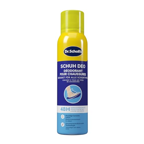 (-33%) Scholl Fresh Step Geruchsstopp Schuhspray, mildes Fußdeo mit lang anhaltender Wirkung gegen unangenehme Gerüche, frische Schuhe, (1 x 150 ml)