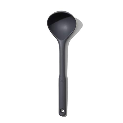 OXO Good Grips Silicone Everyday Ladle, 719812689807, Peppercorn, One Size