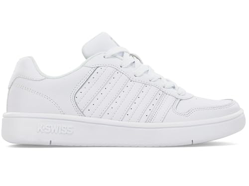 (-47%) K-Swiss Court Palisades Herren Turnschuh, White Gray, 43 EU