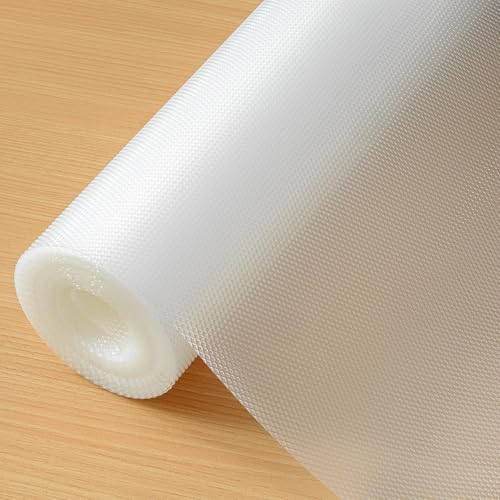EVA Food Grade Washable Anti Slip Mat/Sheet for Fridge, Shelf Liner, Table, Kitchen Drawer mat (Diamond Clear, 5 Meter)