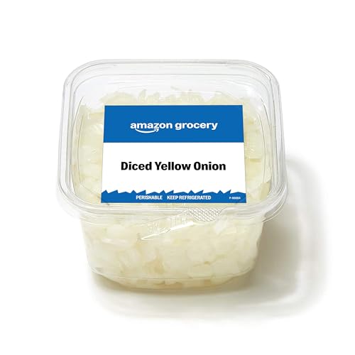 Amazon Grocery, Diced Yellow Onion, 10 Oz (Previously Fresh Brand, Packaging May Vary)