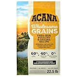 ACANA Wholesome Grains Dry Dog Food Free-Run Poultry & Grains Recipe with Cage-Free Eggs 22.5lb Bag