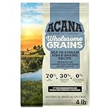 ACANA Wholesome Grains Dry Dog Food Sea to Stream Saltwater Fish Recipe 4lb Bag