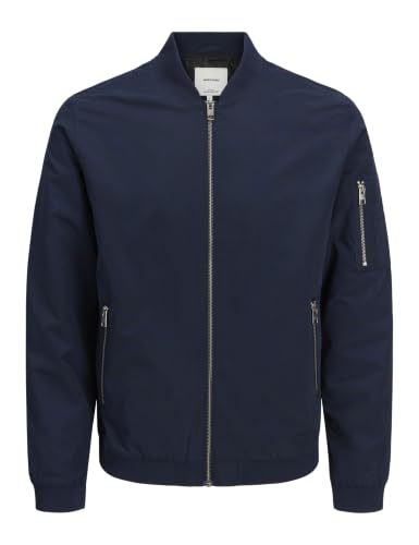 (-50%) JACK & JONES Herren JJERUSH Bomber NOOS 12165203,Navy Blazer,S