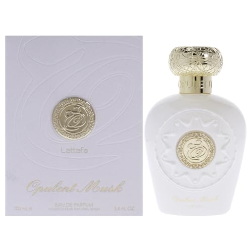 Lattafa Opulent Musk for Women Eau de Parfum Spray, 3.4 Ounce