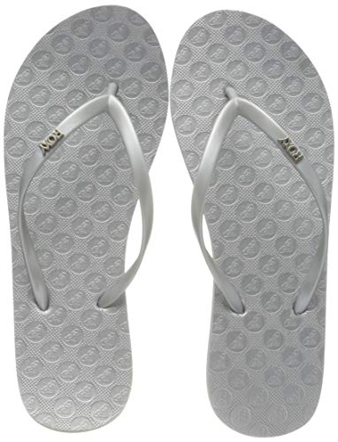 🔥 STARKER PREIS (-39%) Roxy Damen VIVA Zehentrenner, METALLIC SILVER, 38 EU