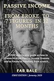 Passive Income From Broke To 7 Figures In 12 Months A 2020 Aggressive Step By Step Guide On How To Create Multiple Passive Income Streams And To Financial Passive Income Financial Freedom Book 1