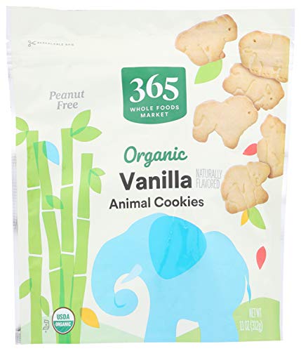 365 by Whole Foods Market, Organic Vanilla Animal Cookie, 11 Ounce