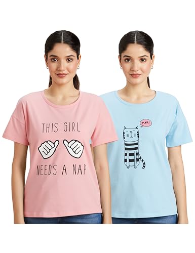 Amazon Brand - Symbol Women Cotton Stretch Regular Fit Round Neck Half Sleeve T-Shirt (Available in Plus Sizes) Amazon Brand - Symbol Women Cotton Str