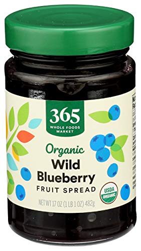 365 by Whole Foods Market, Organic Wild Blueberry Fruit Spread, 17 Ounce
