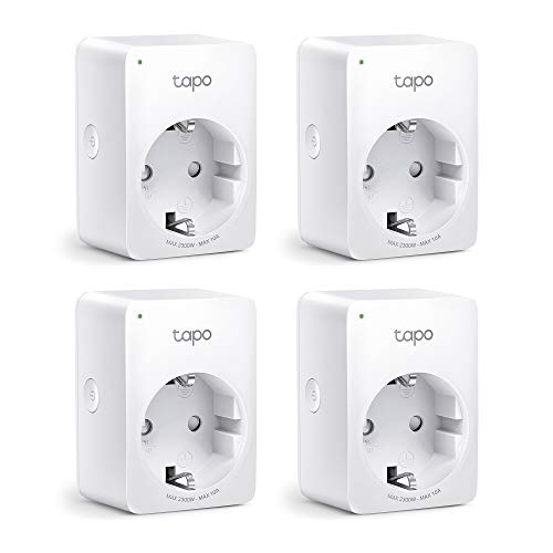 (-36%) Tapo P100 WLAN Smart Steckdose 4er Pack, Smart Home WiFi Steckdose, Alexa Zubehör, funktioniert mit Alexa, Google Home, App gesteuert, Sprachsteuerung, Fernzugriff, Kein Hub notwendig
