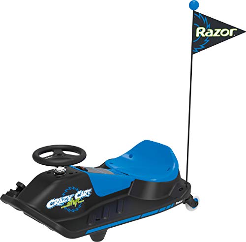 Razor Crazy Cart Shift Electric Go Kart for Kids Ages 6+ - 12V Drifting System, High/Low Speed Switch, Simplified Drifti