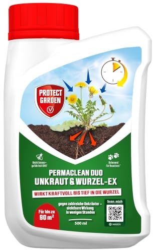 🔥 STARKER PREIS (-30%) PROTECT GARDEN Permaclean Duo Unkrautvernichter & Wurzel Ex, 500 ml