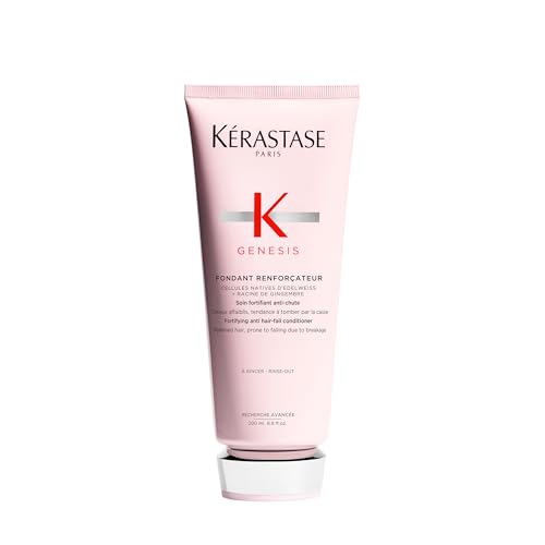 1,20€ Coupon! Kérastase Haarspülung für geschwächtes und brüchiges Haar, Kräftigend und gegen Haarverlust, Fondant Reinforcateur Conditioner, Genesis, 200 ml