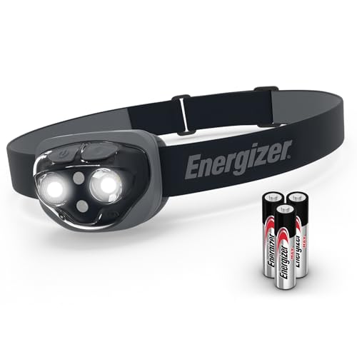 Energizer LED Headlamp Trusted Brand A simple yet highly effective, water-resistant option with 4
