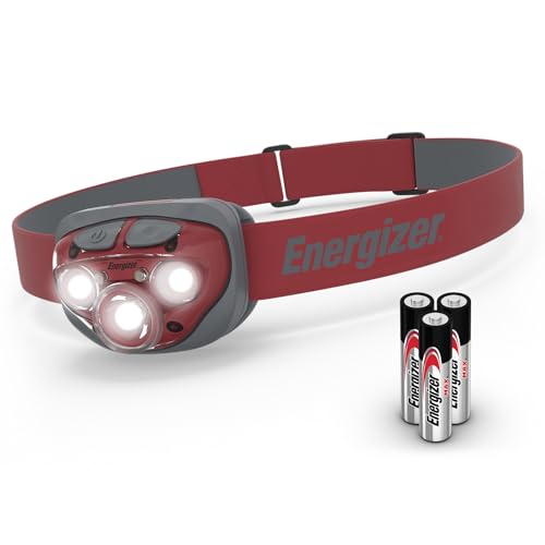 Energizer PRO-315 LED Headlamp, IPX4 Water Resistant Headlamps, High-Performance Head Light for Outdoors, Camping, Running, Storm, Survival LED Light for Emergencies (Batteries Included)