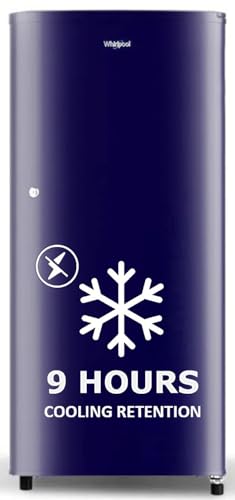 Whirlpool 190 L 3 Star Direct-Cool Single Door Refrigerator (WDE 205 CLS 3S, Blue)