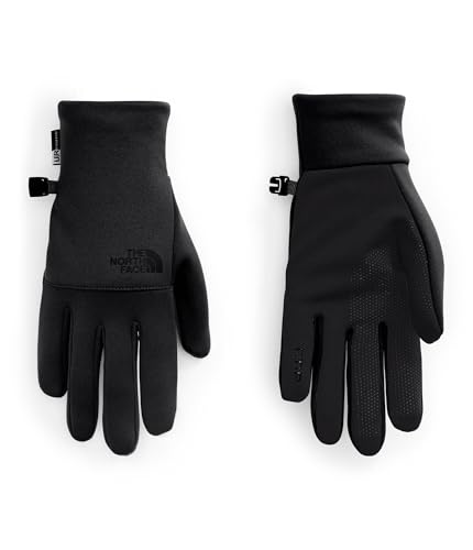 THE NORTH FACE Etip Fleece Recycled Gloves | Touchscreen Compatiable Gear for Men & Women, Hand Warming Winter Vacation Essential, TNF Black, Large
