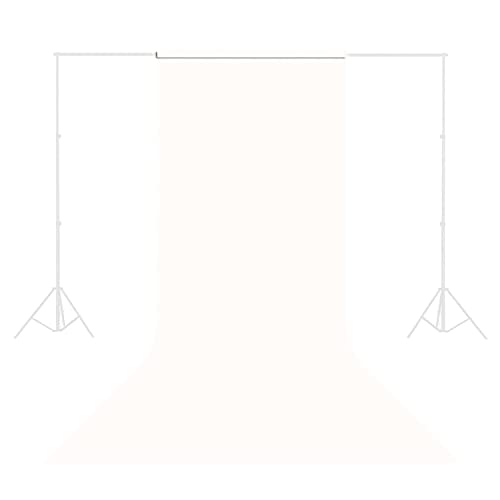 Yizhily Seamless Photography Photo Backdrop Background Paper for Photoshoot, Arctic White, 53''x16.5'