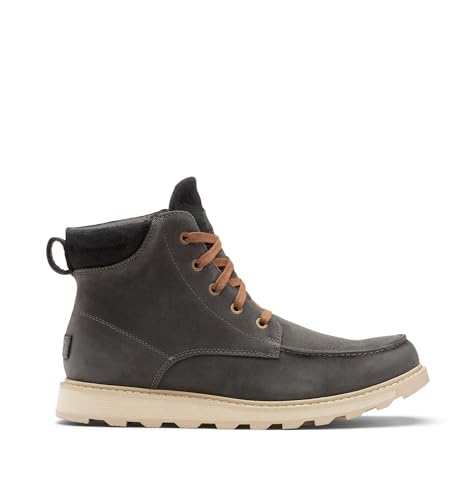 SOREL Men's Madson ll Moc Toe Waterproof Boot - Coal - 8